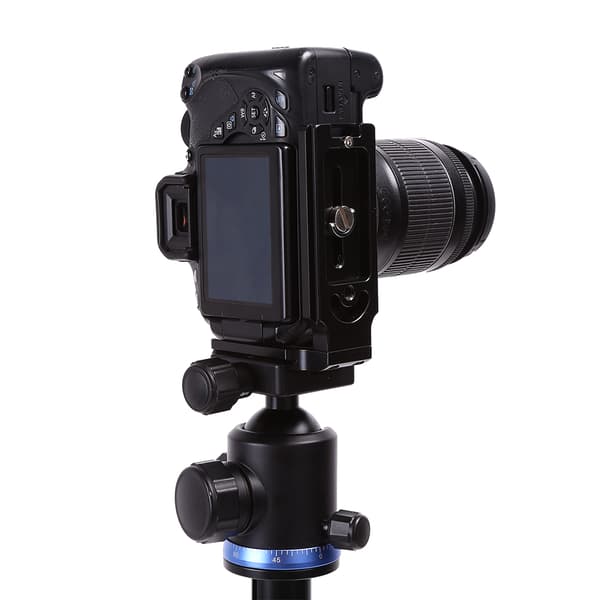 L-formad Fäste Vertikal Universal Snabbkopplingsplatta För Nikon DSLR-kamera
