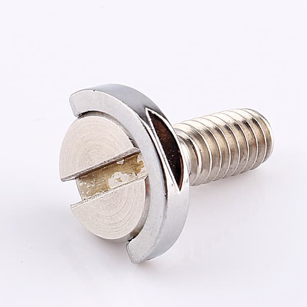 Rustfri stål 1/4\" D-ring skrue for kamerastativ hurtigutløserplate monopod