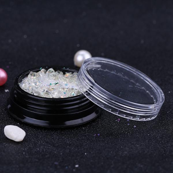 Nagelkonstdekoration Jul Strass Legering Paljett Mix Manikyr Dekaler #01