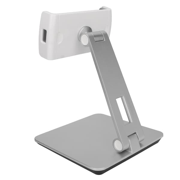 Telefonholder i aluminiumslegering 360 graders rotation Kompakt silikonebund Telefonstativ til 7 til 14 tommer tablets