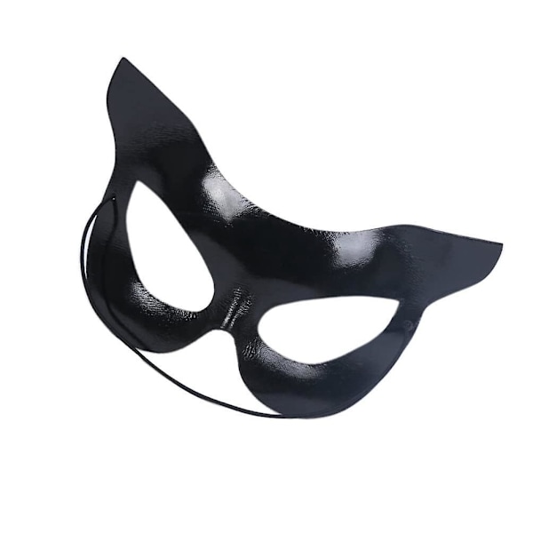 Catwoman Halloween Party Costume - Set of 3 Half Face Cat Masks