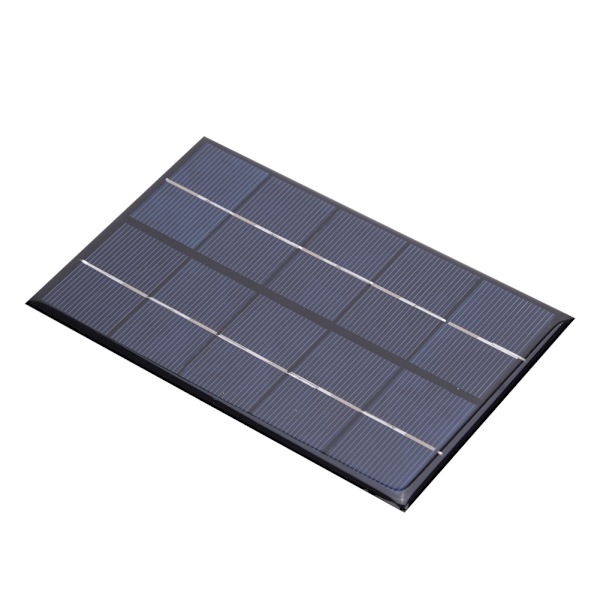 2W 5V Polykristallin Kisel Säkerhet Solcellsladdningspanel DIY Laddare 88x142MM
