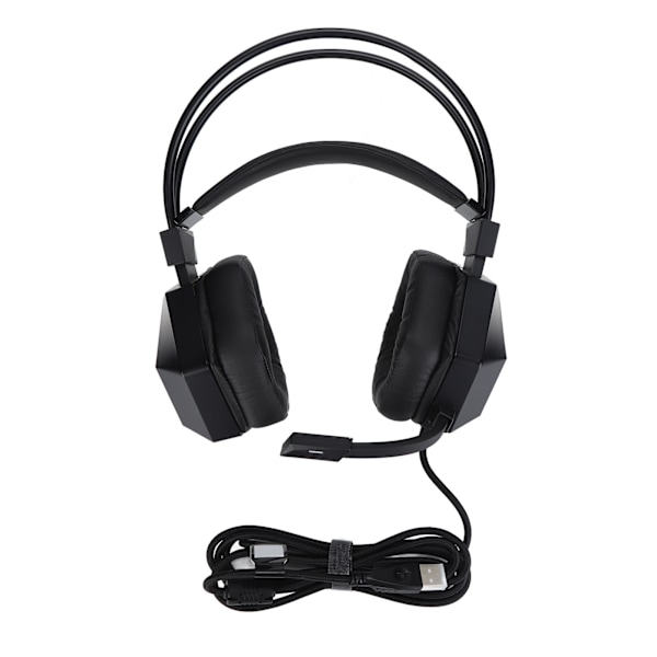 TAIDU THS300A4 -pelikuulokkeet 7.1 Surround Sound -äänellä, langalliset USB-liitännällä varustetut pelikuulokkeet melunvaimennusmikrofonilla