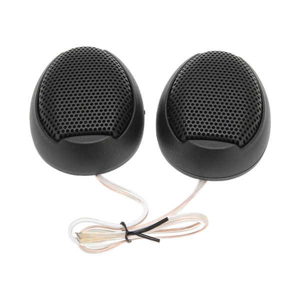 2 stk Bil diskanthøjttalere 98dB 1000W Dome Interiør Stereo Audio Højttaler til Sound System Sort