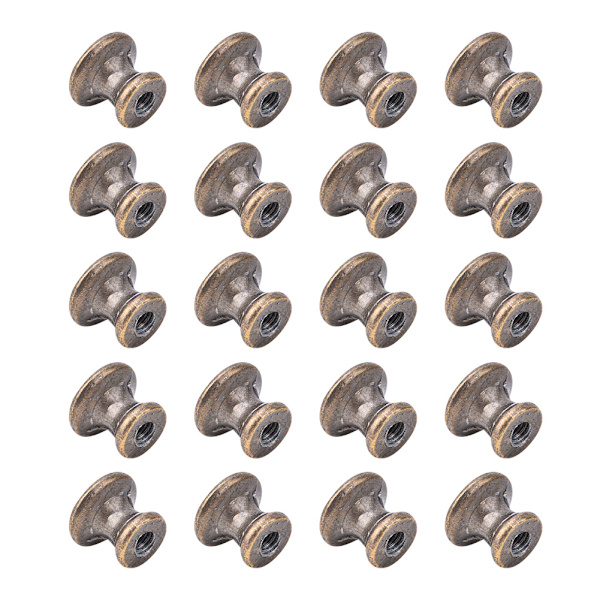 20 set mini svamphuvud handtag nippel spik liten lådskåp Smyckeskrin Knoppar drar
