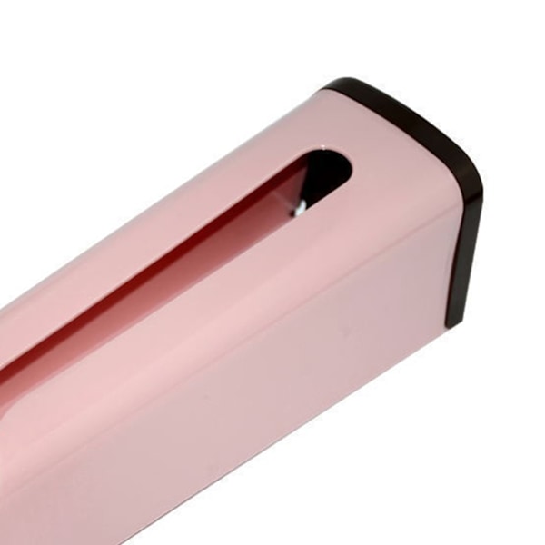 2-pack väggmonterad soppåshållare, självhäftande förvaringsorganisatör för kök, rosa, 31 x 10 x 10 cm / 12,2 x 3,9 x 3,9 tum