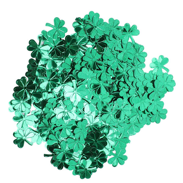 Kløver Sequin Dekorative Skinnende Shamrock Konfetti Håndværk Ferie Gave Dekoration