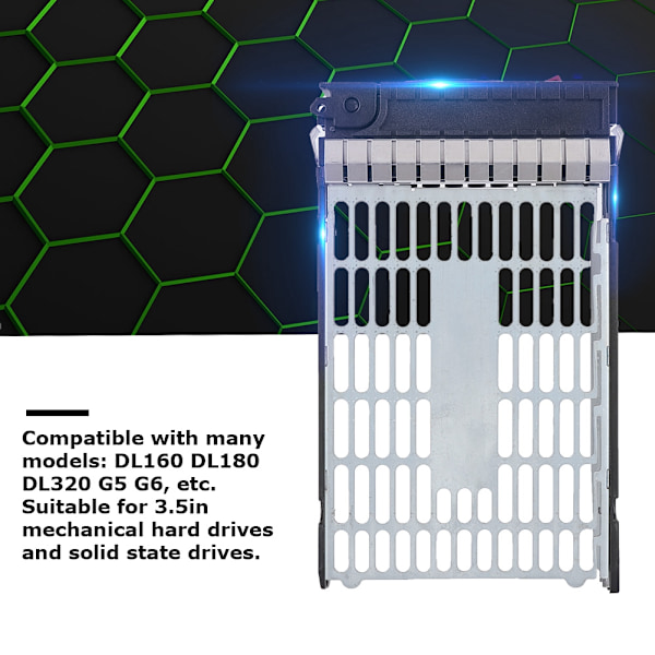3,5-tommer harddiskbeslagsholder til HP DL160/DL180/ML350/ML150/G6