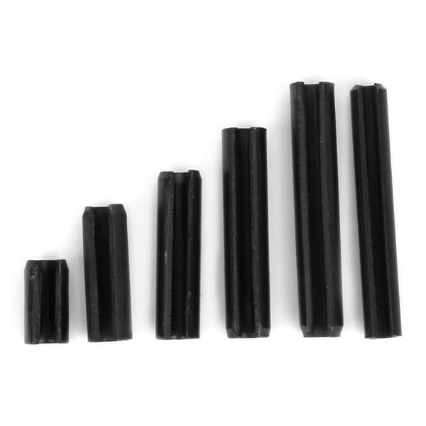 240 stk. Elastisk cylindrisk stift, kulstofstål, hul positioneringshjælpedele 1,5-5