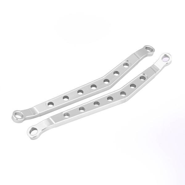 Aluminiumslegering Forreste / Bagerste Øvre Chassisforbindelse til AXIAL Wraith AX90056 RC Bil (Sølv)