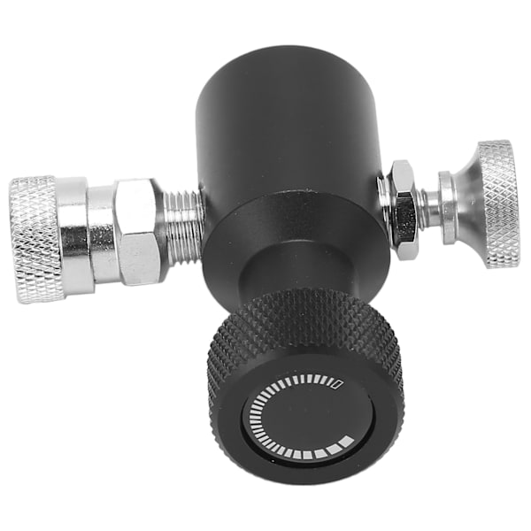 G1/2-14 CO2 täyttöadapterin liitin Musta sooda ASA vapautusventtiili 8mm naaras pikaliittimellä