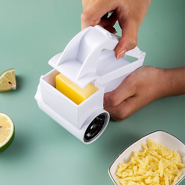 Manuell ostjern i rustfritt stål - Fin trommel for parmesanriving