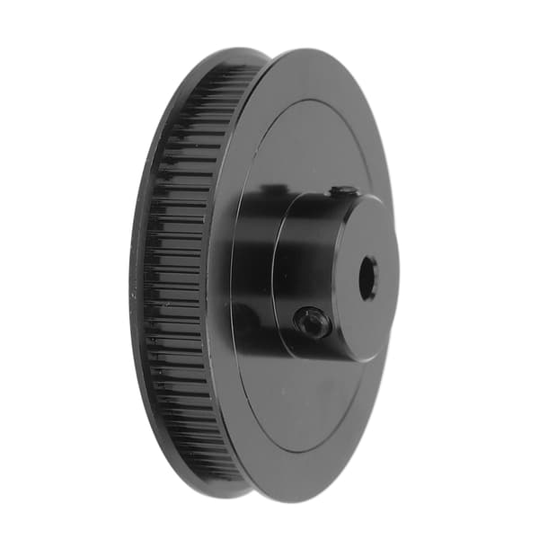 Synkronhjul 80T 5mm GT2 Tandremsskive Legeret Stål til 3D Printer CNC Drejebænk Sort