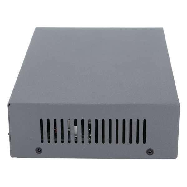 POE-kytkin IEEE802.3af/at 100Mbps Pieni kompakti hiljainen pöytätuuletin Ilman tuuletinta 6 porttia POE-kytkin tukiasemalle 100-240VEU-pistoke
