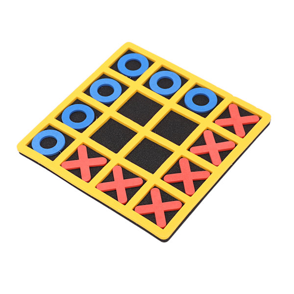 Kannettava ja turvallinen EVA Mini Tictactoe XO Shape Chess -peli, opettavainen lelu