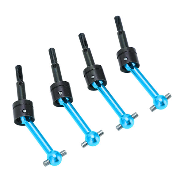 4 st universella drivaxlar i metall CVD 70 mm för Tamiya TT02 1/10 RC-bil uppgraderingsdelar blå
