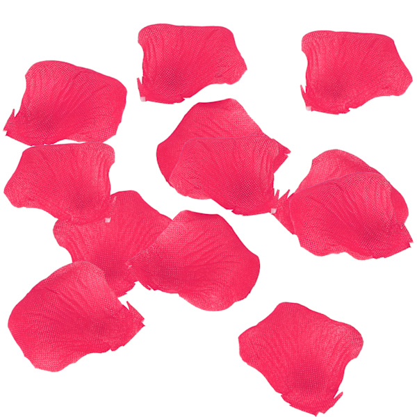 8 påsar 120 st/påse konstgjorda kronblad i non-woven-tyg, falska kronblad för familjebröllop och festdekorationer (rosröd)