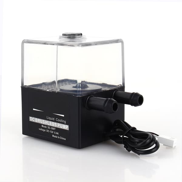 Sc-300t 12v Dc Ultratyst Vattenpump & Pumpbehållare För Pc Cpu Vätskekylning