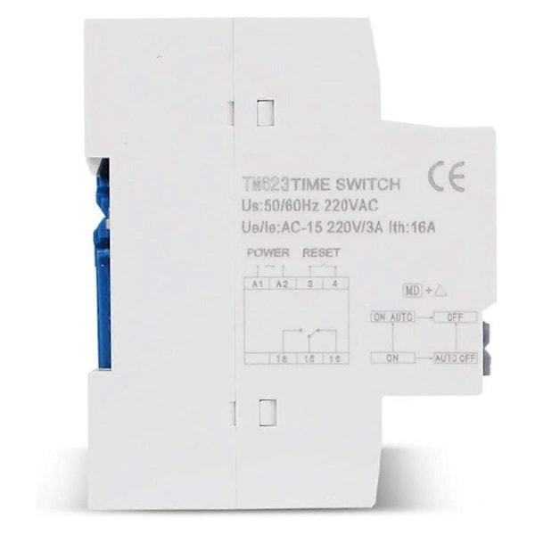 Strømtidsstyringskontakt Nedtælling Smart Switch Timer 220V