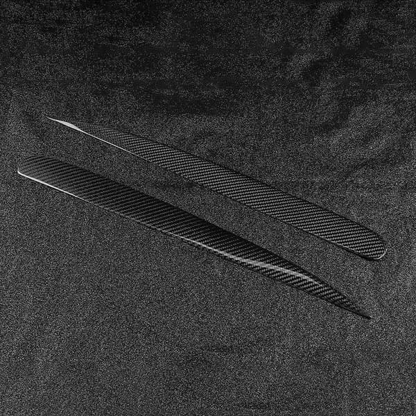 2 st kolfiber strålkastarögonbryn ögonlocksskydd passar för Honda S2000 AP1 AP2 SPORT 2000-2009