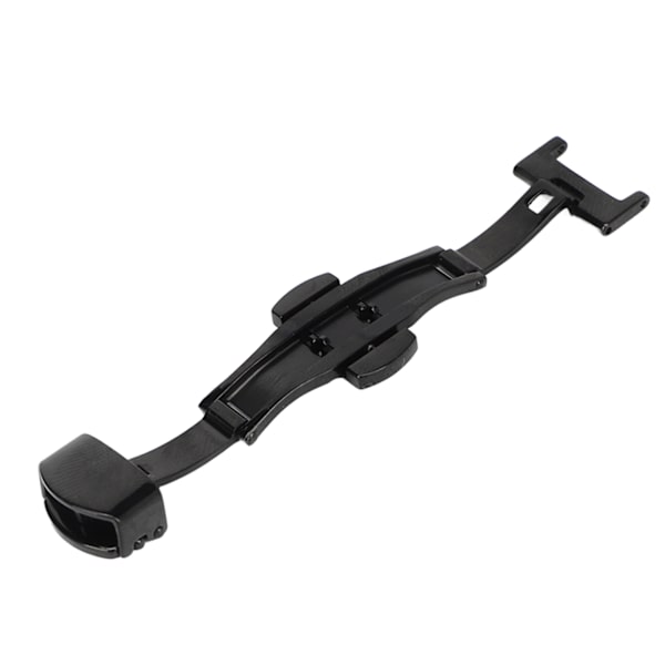 Ur Deployment Lås Rustfrit Stål Dobbelt Trykknap Ur Lås Udskiftningstilbehør til Urmager 16mm