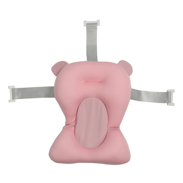 Baby badekar sete støtte matte nyfødt badekar pute baby badekar pute badekar sete for nyfødt spedbarn småbarn plast stor størrelse rosa