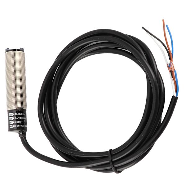 BERM Fotoelektrisk Afbryder Sensor Diffus Reflektion Cylindrisk 4-leder Strømstyring 12-24VDC (BR400DDTP)