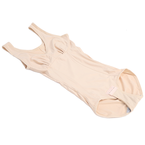 V-ringad slank kroppsformande shapewear med bh för kvinnor midjetränare magkontroll body (Khaki)XXL