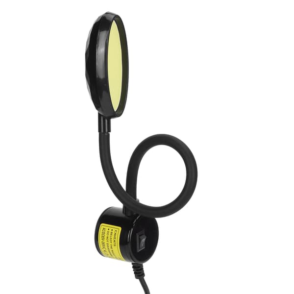 COB 8W symaskinlys 48LED svanehalslampe med magnetisk base EU-plugg AC/DC85‑265V