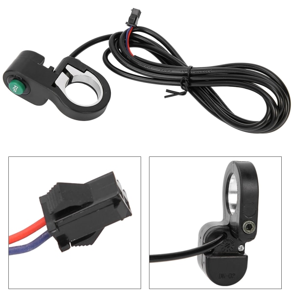 Elektrisk cykel skoter Cykel Horn Signal Switch Knapp Tillbehör för 22,5 mm styre