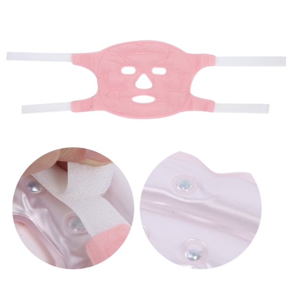 Kallkompress Ta bort svullna ögon Spaterapi Wrap Svullnader Huvudvärk Ansikte Ice PackPink
