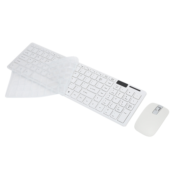 Hiiri- ja näppäimistösarja Set 10 metrin etäyhteys Smart Sleep -sormilauta ja hiiri -yhdistelmä IOS-/Windows-/AndroidWhite-laitteille