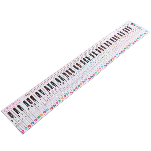 Piano Keyboard Note 88 Key Chart Bærbar Vanntett Læringsguide for Fingerøvelse