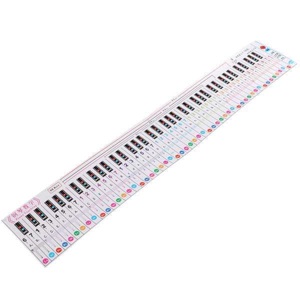 Piano Keyboard Note 88 Näppäintaulukko Kannettava vedenpitävä oppimisopas sormiharjoitteluun