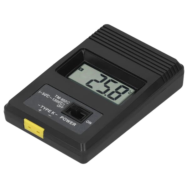 Digitalt temperaturmåler LCD-skjerm miljøtermometer måleverktøy TM902C