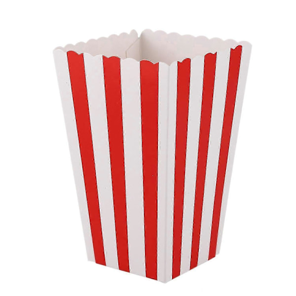 12 Bio Godis Party Små Godispåsar Popcorn Lådor,