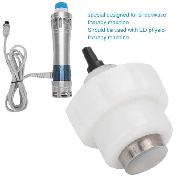 Massage Probe Udskiftningstilbehør til Shockwave Therapy Smertelindring ED Fysioterapi Maskine 20mm Konkav Probe