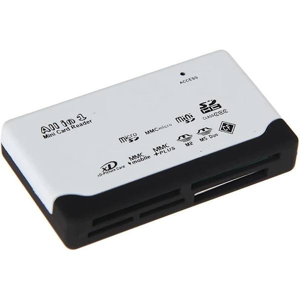 SD MMC Mobil SDHC M2 TF XD CF Minneskortläsare