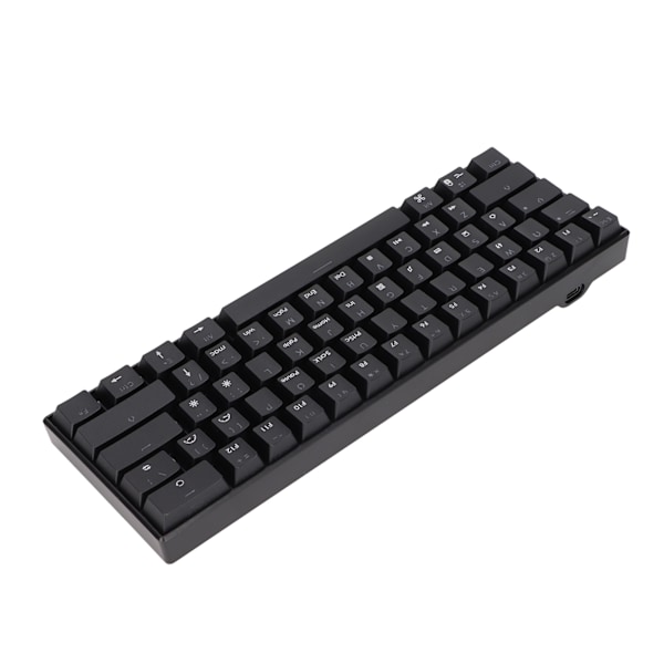 Mekanisk tastatur 61 taster Fargeblanding Ergonomisk design Hurtig respons Type C kablet tastatur Rød bryter