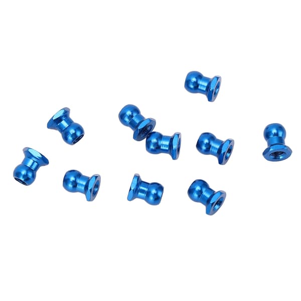 10 STK RC Kulemutter Aluminiumlegering Kulehode RC Låsemutter for Tamiya 53640 1/10 Serie RC Biler