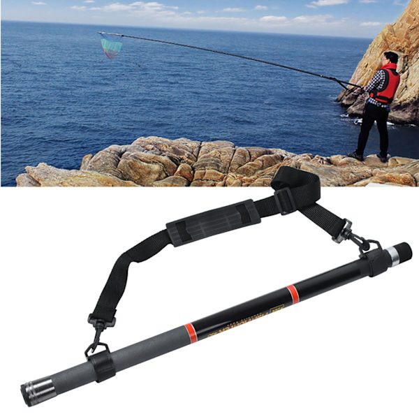 Retractable Lightweight Fishing Landing Net Rod Round Stretch Brail Pole Tools Accessories5.4m/17.7ft