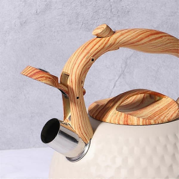 Whistling Kettle 3L Lid with Handle Induction Hob Gas Stove A Vit