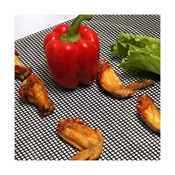 Grillnett/grillmatte Non-stick Svart 3-pakning 178