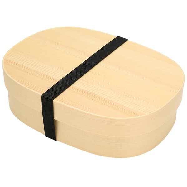 Matlåda Bärbar Japansk Stil Enkellager Trämat Sushi Behållare Serviser