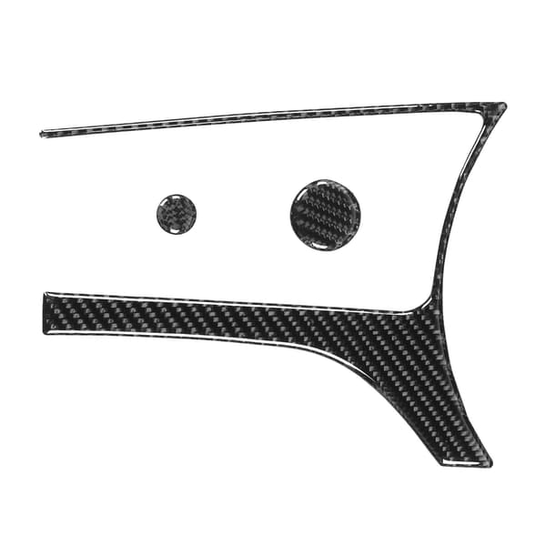 3 stk karbonfiber interiør multimedia boks ramme knappdeksel passer til Mazda MX5 ND Roadster ND 2016-2020