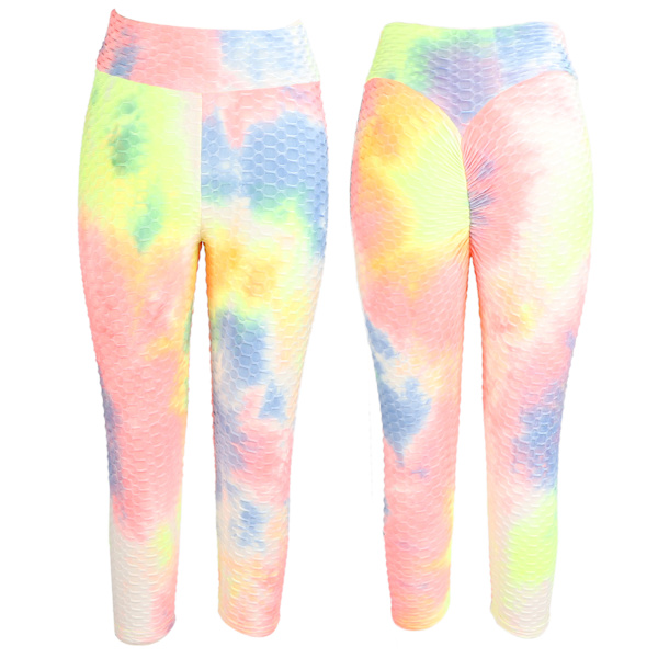Andningsbara Sport Leggings Butt Lifting Quick Dry Elastiska högmidjade yogabyxor för kvinnor