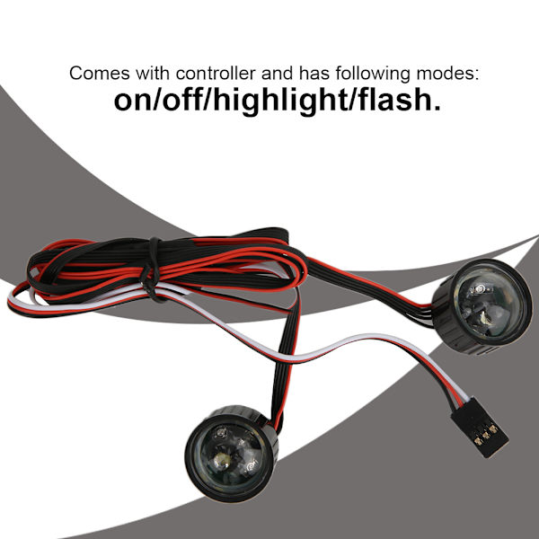 Ajovalot LED-valon osien lisävaruste sopii Wrangler 313 SCX10 90046 1/10 RC Car Vihreä Keltainen