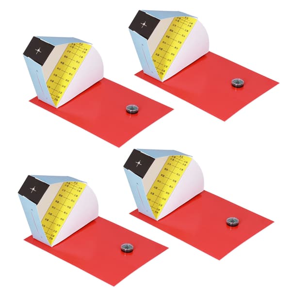 4 Sæt Mini Pin Hole Solartermometer Legetøj DIY Videnskabelige Eksperimentelle Undervisningshjælpemidler til Børn