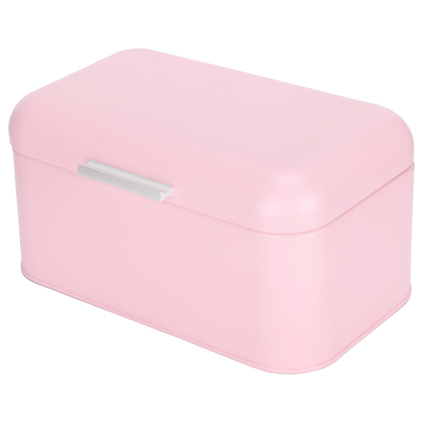 Pink Iron Brød Container Organizer Giftfri Retro Husholdningskøkken Opbevaringskasse
