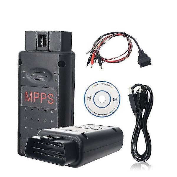 MPPS V18 OBD2 Diagnostisk Værktøj MAIN + TRICORE + MULTIBOOT V18.12.3.8 med Breakout Tricore Kabel